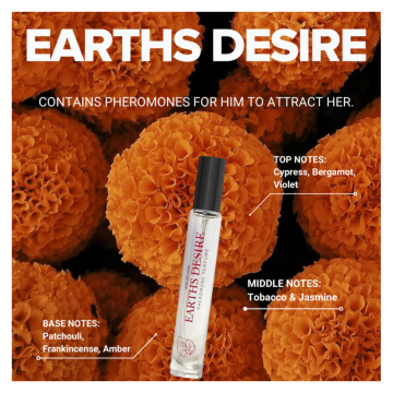 EYE OF LOVE - BLOOM PERFUME MASCULINO SATIVA EARTHS DESIRE 10 ML