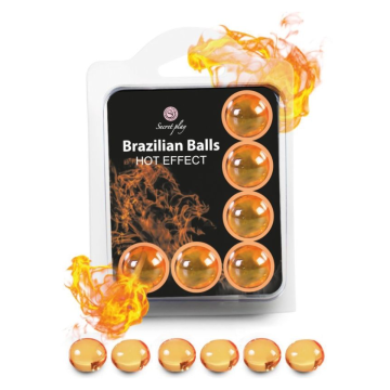 SECRETPLAY - SET 6 PALLINE BRASILIANE EFFETTO CALORE