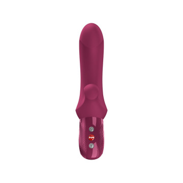 Fun Factory - Bi Stronic Curve Conejo Estimulador De Empuje Burdeos