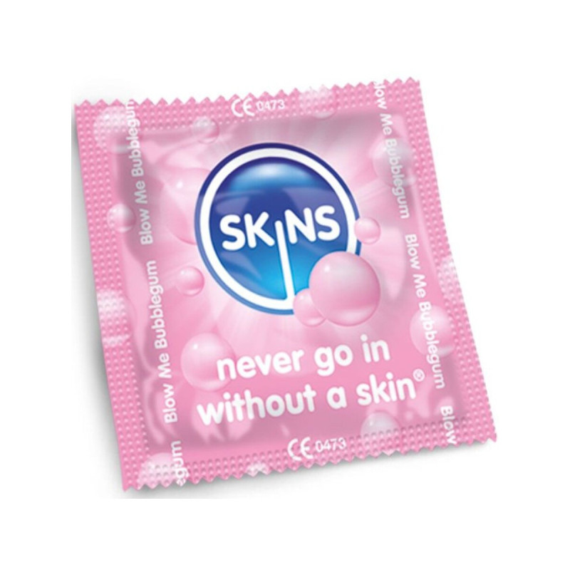 SKINS - BUBBLEGUM PREMIUM CONDOM CONFEZIONE DA 8 - Profumo