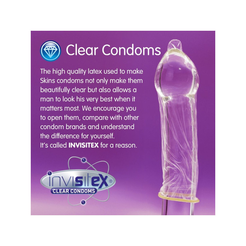 SKINS - EXTRA LARGE PREMIUM CONDOMS PACK 16 - Size XL (Large)