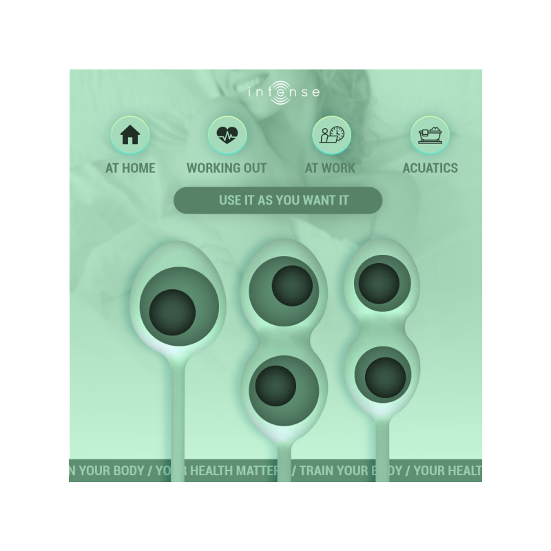 Intense - Charli Kegel Ball Kit Hellgrün | Vybes.it