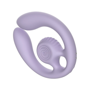 Snail Vibe - Gizi Dúo Estimulador De Parejas Control Remoto Lila |