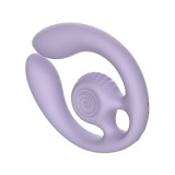 Snail Vibe - Gizi Dúo Estimulador De Parejas Control Remoto Lila |