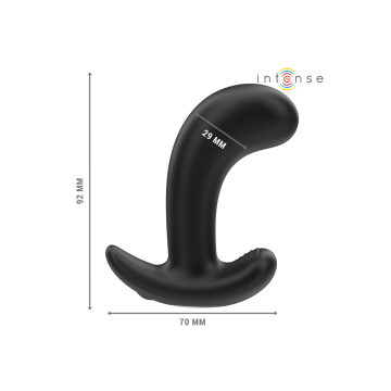 Intense - Chandler Plug Anal 10 Vibraciones Negro Control Remoto |