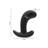 Intense - Chandler Plug Anal 10 Vibraciones Negro Control Remoto |