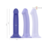 Intense - Victoria Vibrateur Avec Ventouse 10 Vibrations Bleu Foncé