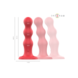 Intense - Cody Vibrateur Avec Ventouse Télécommande Rouge | Vybes.it