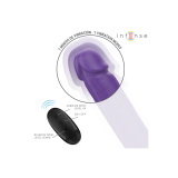 Intense - Gunter Dildo Doble Vibrador 40 Cm Morado Control Remoto |