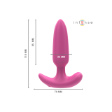 Intense - Ross Anal Plug 10 Vibrations Rose Télécommande | Vybes.it