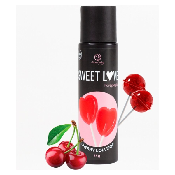 SECRETPLAY - CHERRY LOLLIPOP GEL SWEET LOVE 60 ML