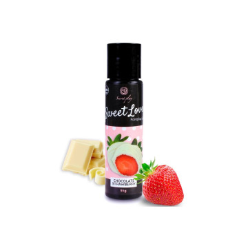 SECRETPLAY - GEL DOLCE AMORE FRAGOLA E CIOCCOLATO BIANCO 60 ML - SECR…
