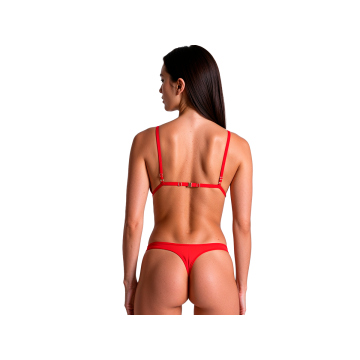 Passion - Anuvera Set Sujetador + Tanga Rojo L/Xl | Vybes.it