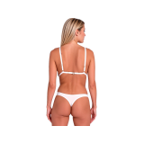 Passion - Anuvera Set Sujetador + Tanga Blanco S/M | Vybes.it