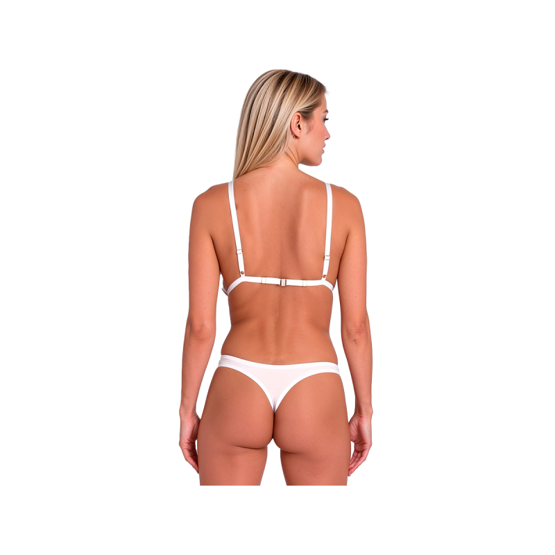 Passion - Anuvera Set Sujetador + Tanga Blanco L/Xl | Vybes.it