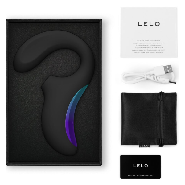 LELO - ENIGMA WAVE DREIFACH-VIBRATIONSMASSAGEGERÄT SCHWARZ