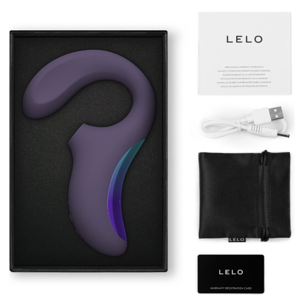 LELO - ENIGMA WAVE DREIFACH-VIBRATIONSMASSAGEGERÄT CYBER PURPLE