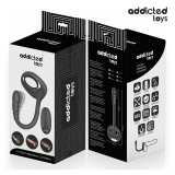 ADDICTED TOYS - ANNEAU PÉNITENTIAIRE VIBRANT POUR POINT P AVEC TÉLÉCOMMANDE