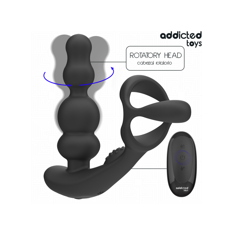 Addicted Toys - Rotating Prostate Massager Remote Control | Vybes.it