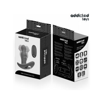 Addicted Toys - Plug Anal Vibrant Et Rotatif Avec Télécommande |