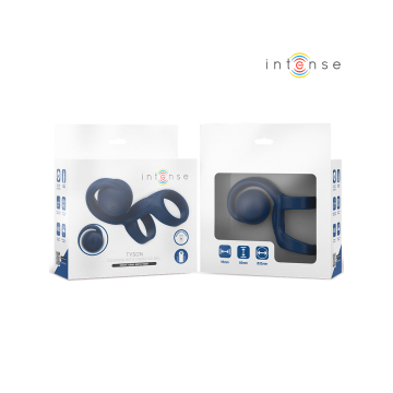 INTENSE - TYSON ANILLO POTENCIADOR CON CARACOL VIBRADOR Ø 3,2 CM