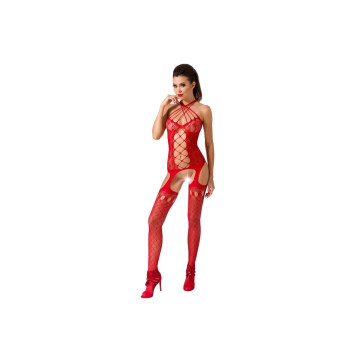 PASSION - WOMAN BS056 ROTER BODYSTOCKING, EINE GRÖSSE - PASSION WOMAN