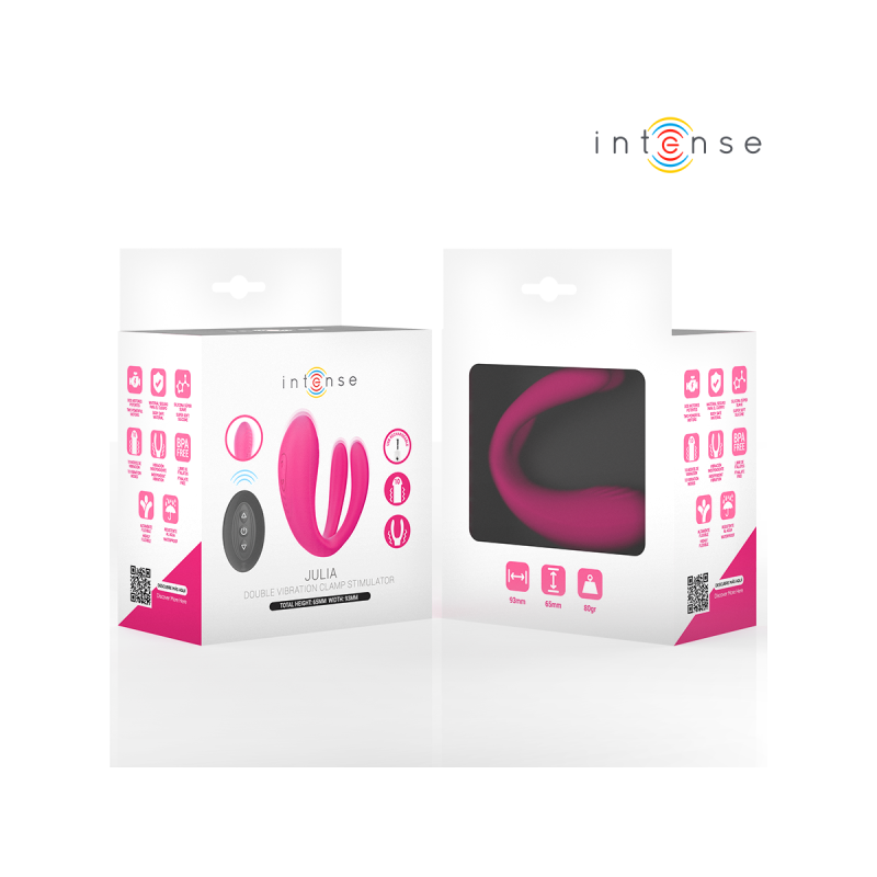 Intense - Julia Double Vibrateur À Pince Stimulateur Avec