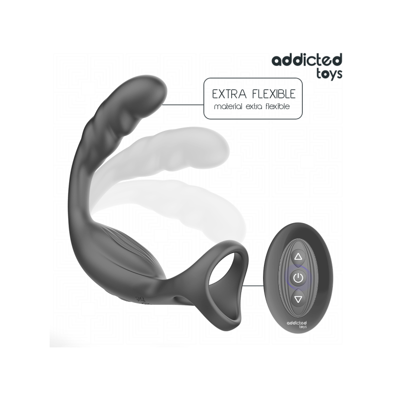 Addicted Toys - Dual Prostatic Cock Ring Remote Control | Vybes.it