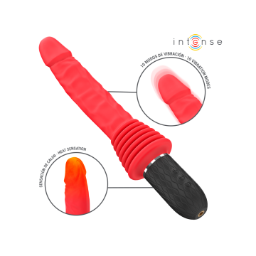 Intense - Cynthia Fernbedienungs - Stossvibrator Mit Wärmefunktion
