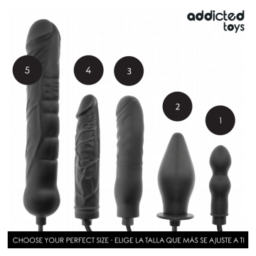 ADDICTED TOYS - AUFBLASBARER DILDO XL MODELL 5