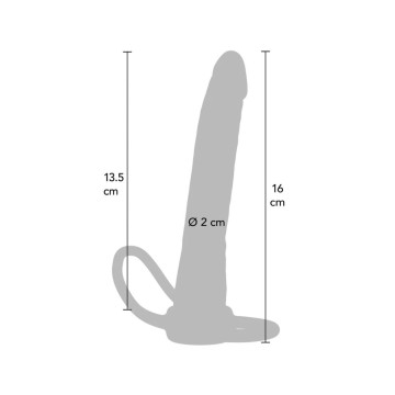 Get Real - Pénétrateur Anal En Silicone Double Trouble 16 Cm |