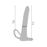 Get Real - Double Trouble Penetrador Anal Silicona 16 Cm | Vybes.it