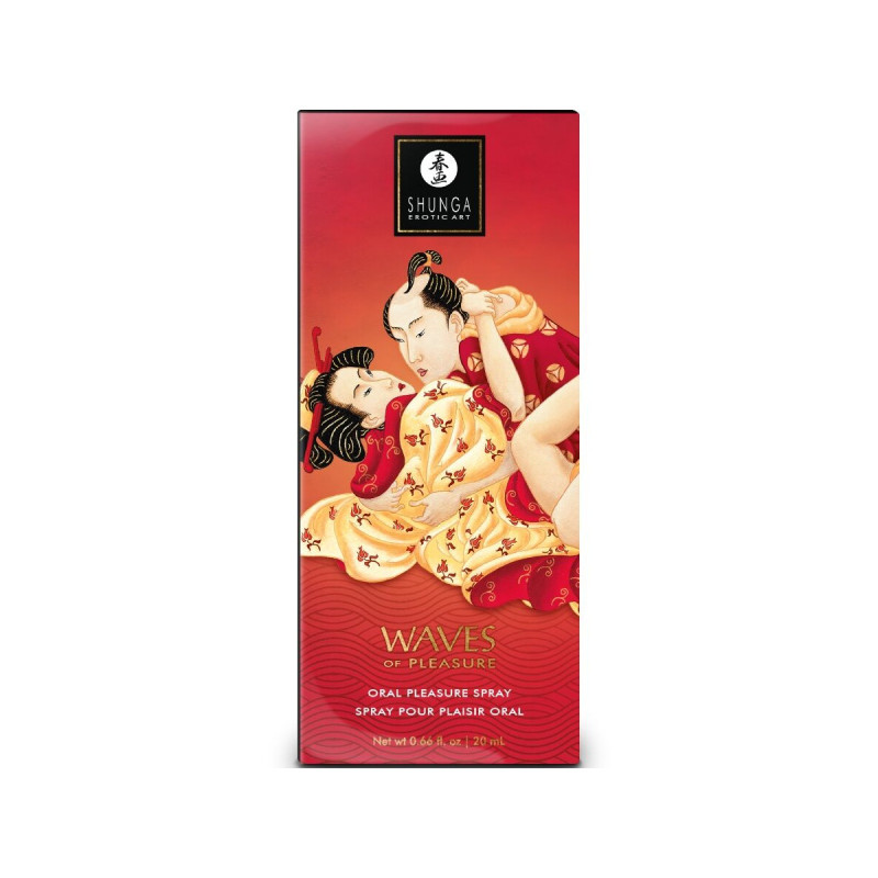 SHUNGA - WAVES PLEASURE SPRAY ORAL SEXUCTIVE ERDBEERE 20 ML - SHUNGA…