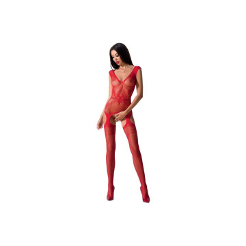PASSION - WOMAN BS062 BODYSTOCKING ROSSO TAGLIA UNICA - PASSION WOMAN