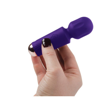 Rocks - Off - Mini Wand Recargable 16 Funciones Violeta | Vybes.it