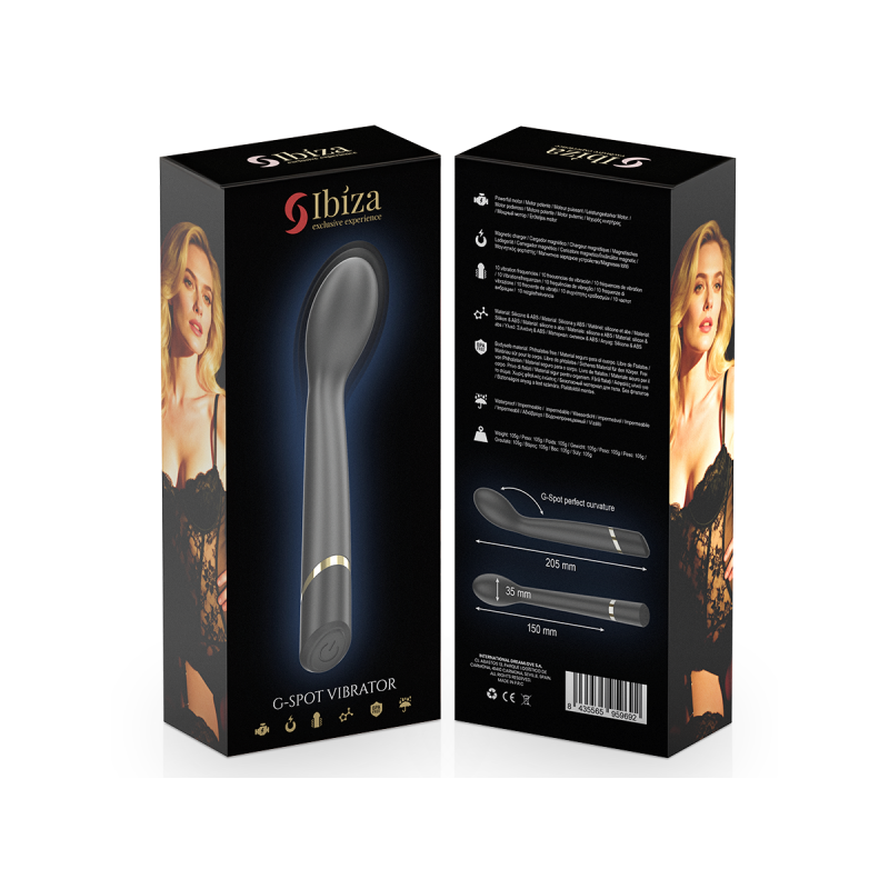 IBIZA - G-SPOT VIBRATOR 10 VIBRATIONS RECHARGEABLE - IBIZA TECHNOLOGY…