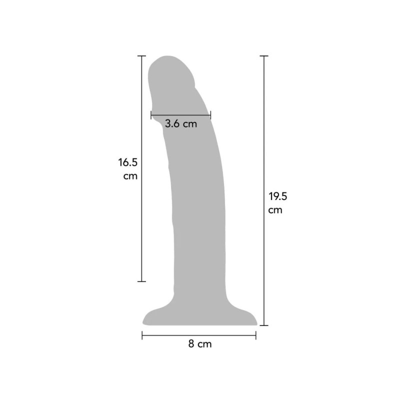 Get Real - Godemichet Vibrant Réaliste En Silicone Transparent 19,5