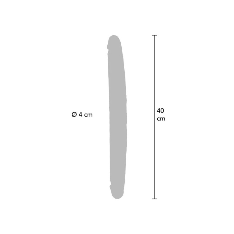 Get Real - Godemichet En Silicone À Double Extrémité Caramel 40 Cm