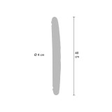 Get Real - Double - Ended Silicone Dildo Caramel 40 Cm | Vybes.it