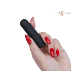 INTENSE - KAREN MINI RECHARGEABLE VIBRATING BULLET BLACK - INTENSE FU…