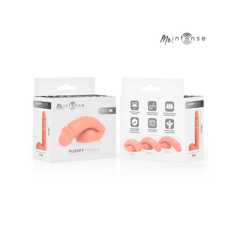 MR INTENSE - FLOPPY SIZE M REALISTIC PACKER - MR. INTENSE DILDOS - Pe…