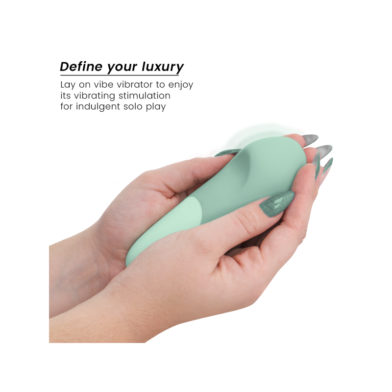 Womanizer - Vibe Vibrador Lay - On Silencioso Verde Claro | Vybes.it