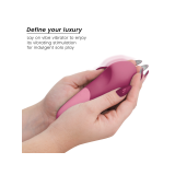 Womanizer - Vibe Vibrador Lay - On Silencioso Rosa Oscuro | Vybes.it