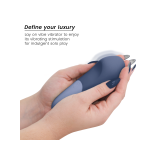 Womanizer - Vibe Lay - On Vibrateur Silencieux Bleu Foncé | Vybes.it
