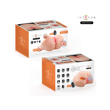 INTENSE DEEP TOUCH - MASTURBATEUR VAGINAL NICOLE AVEC EFFETS DE SUCCI…