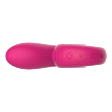 SNAIL VIBE - GIZI LITE VIBRADOR DUAL PUNTO G Y CLÍTORIS ROSA