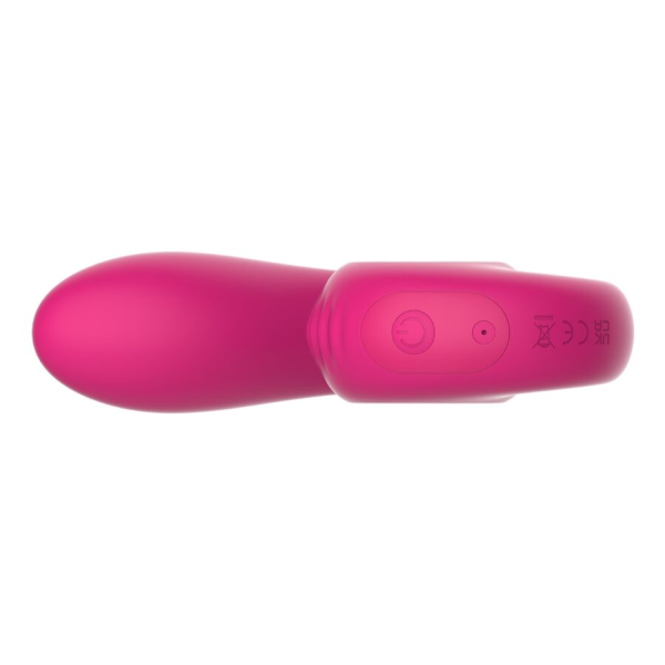 SNAIL VIBE - GIZI LITE VIBRADOR DUAL PUNTO G Y CLÍTORIS ROSA