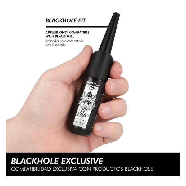 BLACK HOLE - APLICADOR DE LUBRICANTE ANAL TALLA S 30 ML