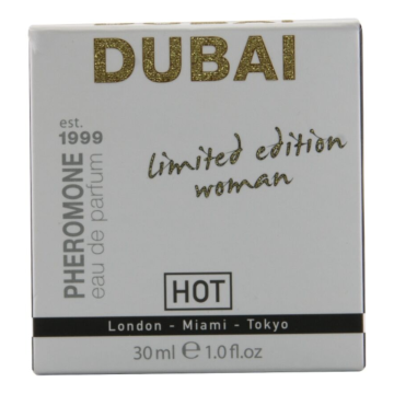 HOT - PERFUME CON FEROMONAS DUBAI EDICIÓN LIMITADA MUJER 30 ML