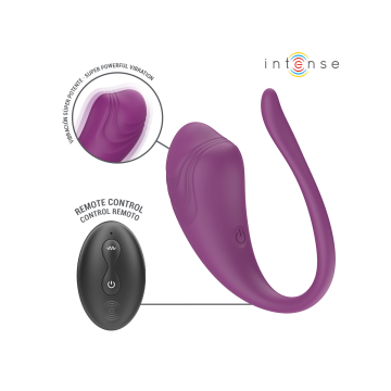 Intense - Olivia Huevo Vibrador Morado Control Remoto | Vybes.it